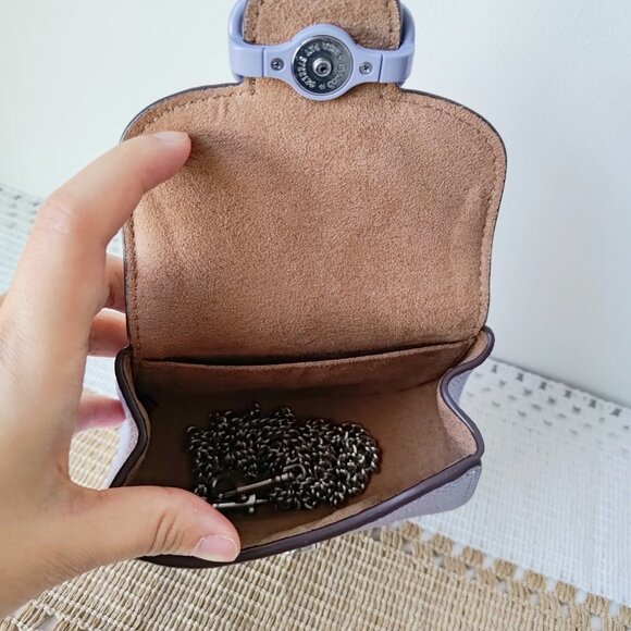 Coach Light Purple Leather Crossbody Bag - Picture 8 of 12